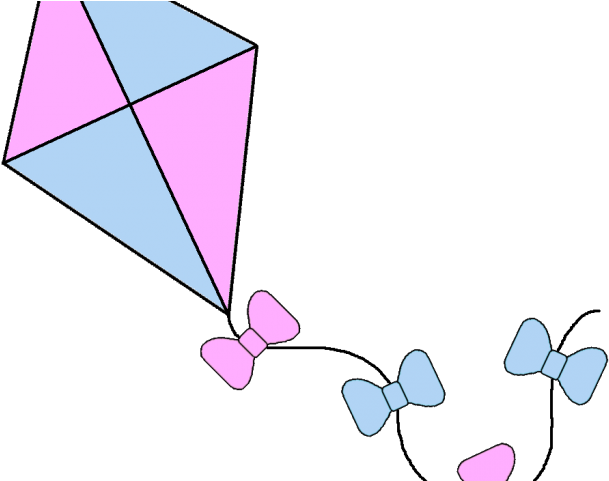 Kite Clipart Rhombus - Kite Clip Art (640x480), Png Download