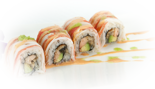 Sweet Heart Roll May Flower Lucky Roll - California Roll (600x345), Png Download