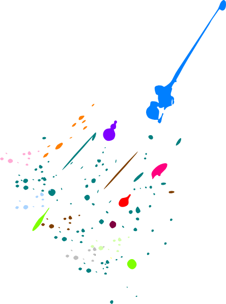 Original Png Clip Art File Paint Splatter Svg Images (444x596), Png Download