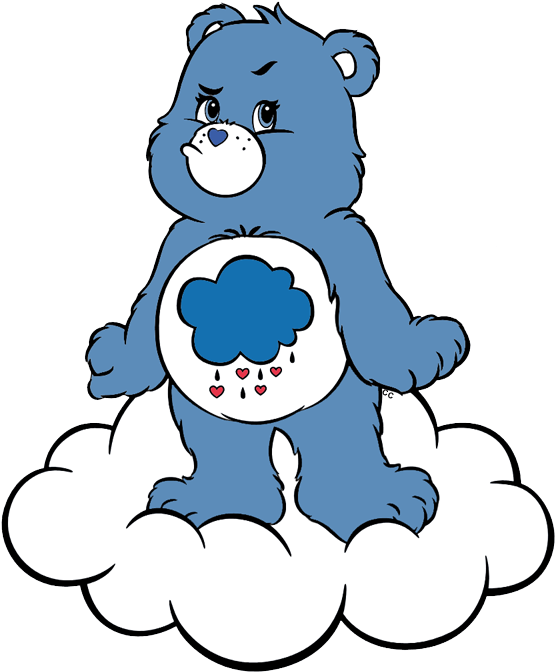 Little Bear Clipart At Getdrawings - Cartoon Grumpy Care Bear (567x683), Png Download