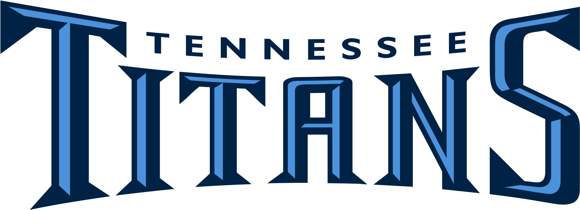 Open - Tennessee Titans Logo (2000x733), Png Download
