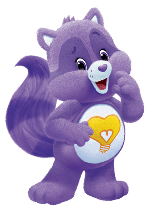 Bright Heart Raccoon - Care Bears Bright Heart Raccoon (302x432), Png Download