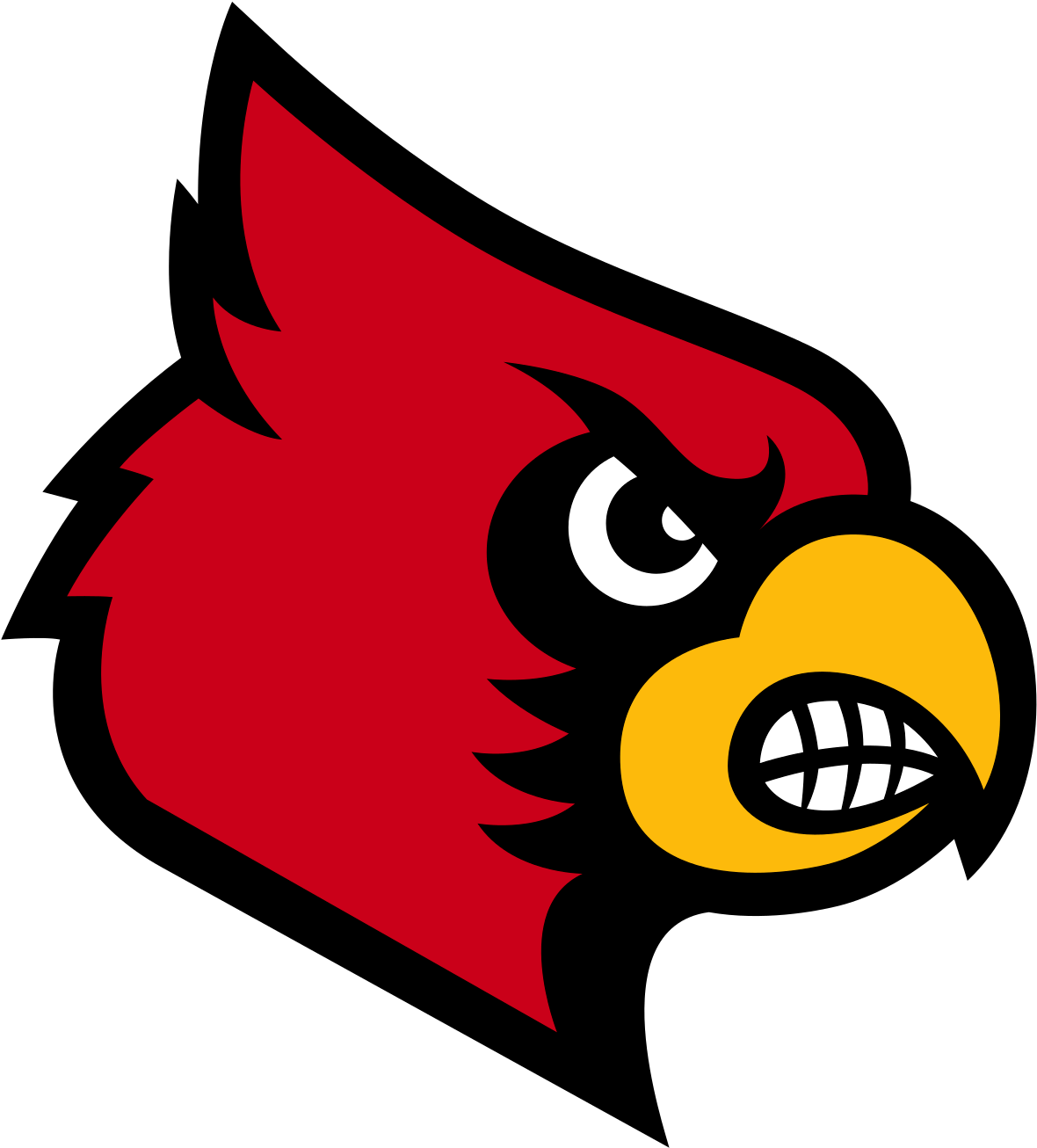 Louisville Cardinals Logo (1200x1324), Png Download