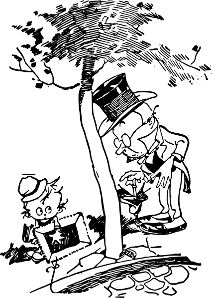 Umbrella Kid Kite (426x597), Png Download