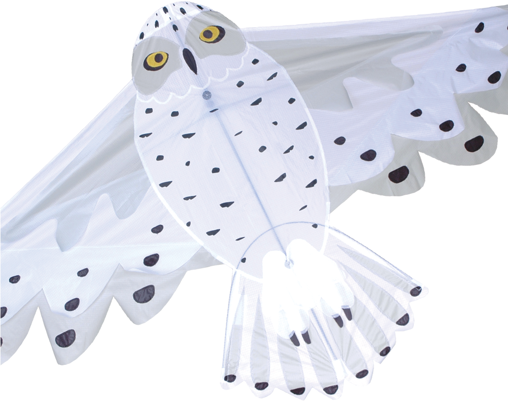Snowy Owl Kite - Bird Shaped Kite - Snowy Owl (1024x1024), Png Download