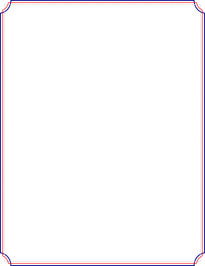 Scallop Border Clipart - Parallel (710x919), Png Download