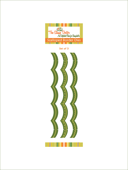 Scalloped Border - Poster (450x594), Png Download