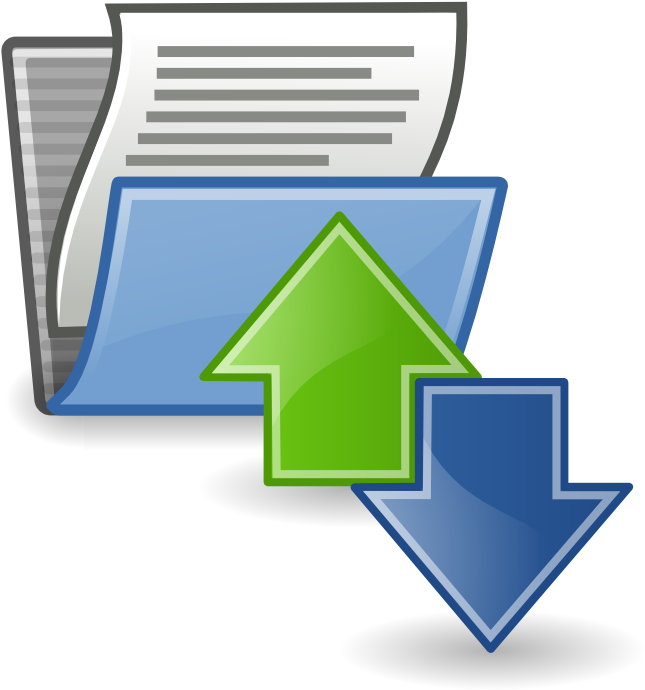 File Transfer - Directory Structure (628x461), Png Download
