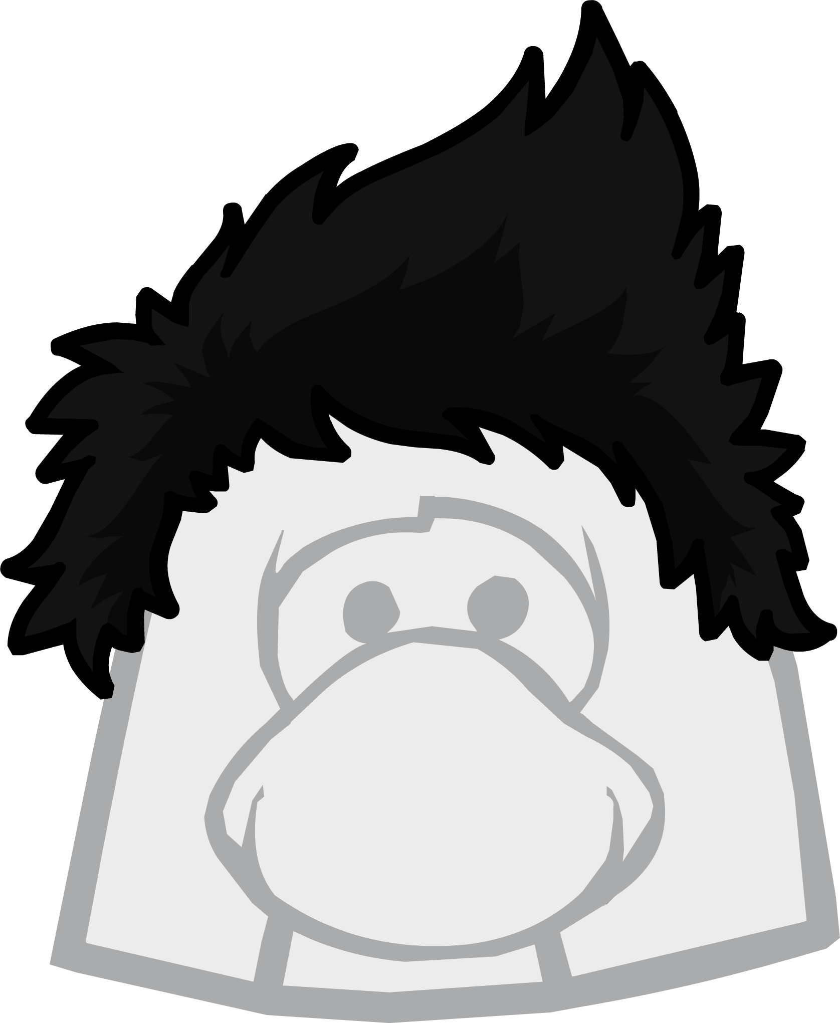 The Blackberry - Club Penguin The Flip (1676x2041), Png Download