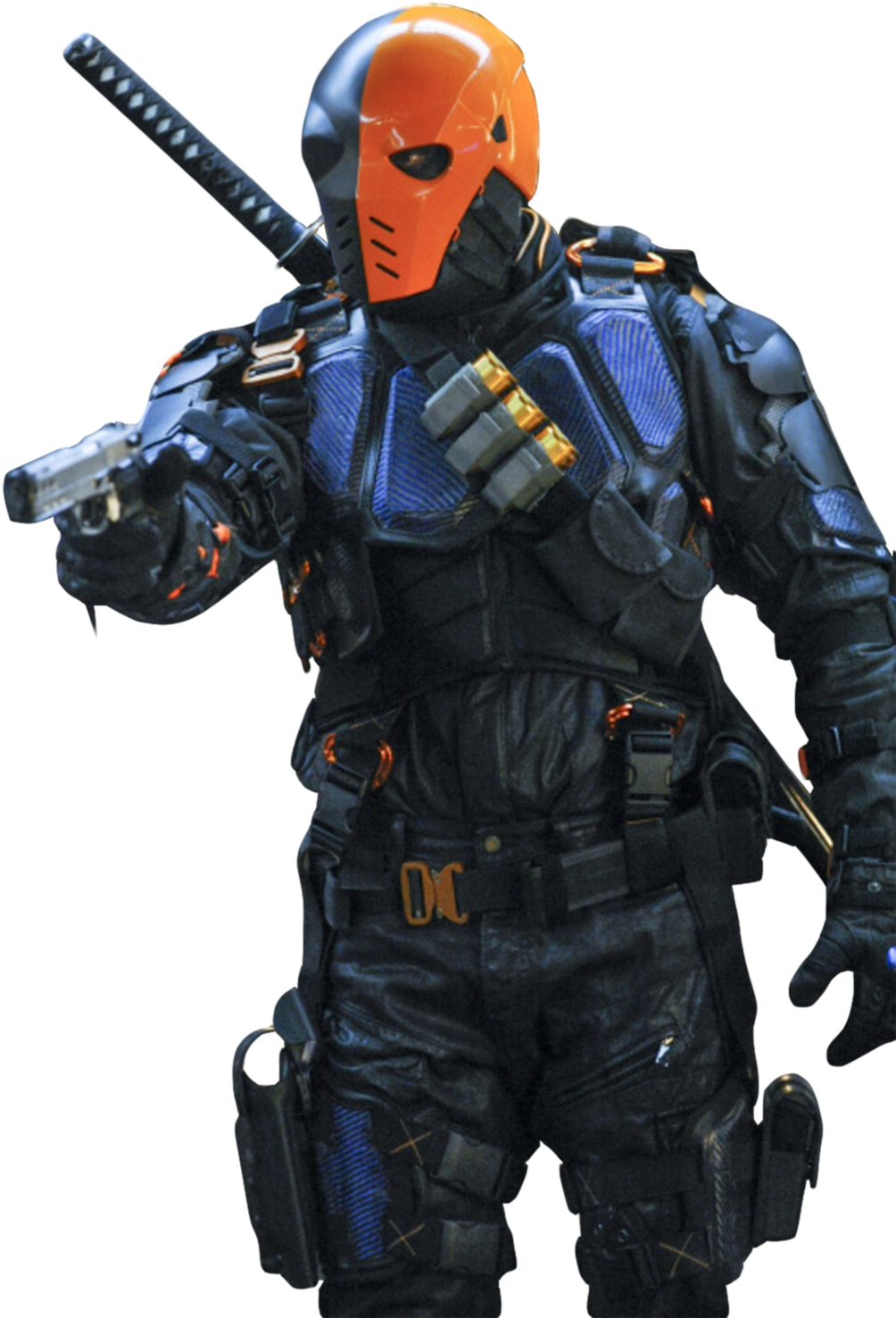 Deathstroke Cw Arrow By Dcmediaverse-d9pco0x - Arrow - Deathstroke Action Figure Reaction - 10 Cm (1024x1537), Png Download
