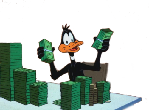Download ~transparent Daffy Counting Stacks 4 Ur Blog~ - Duck With ...