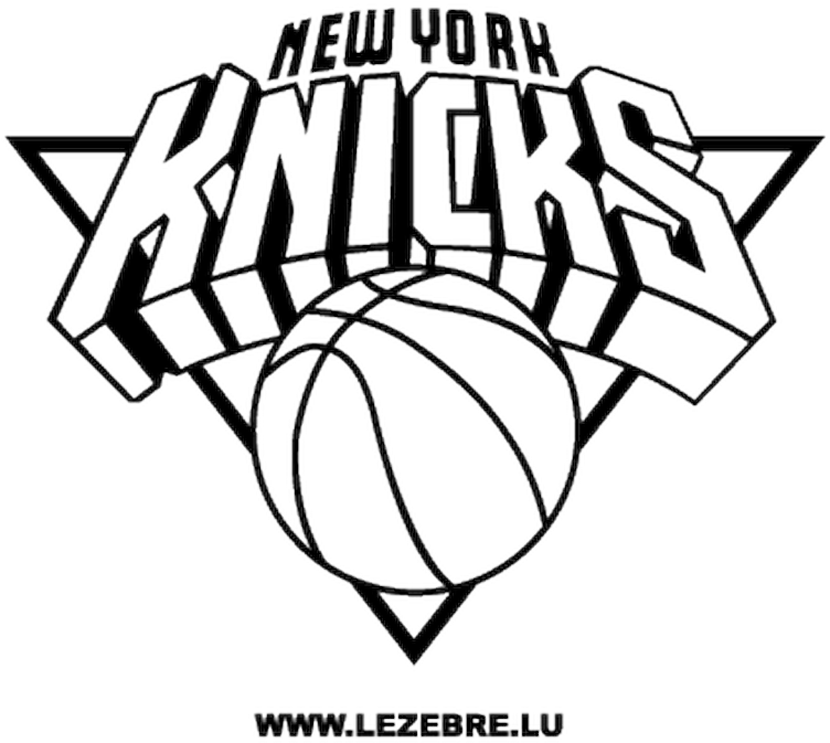 New York Knicks Logo Decal - New York Knicks Coloring Pages (800x800), Png Download