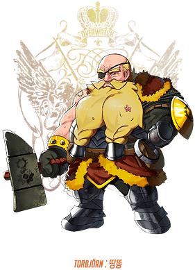 Overwatch Characters Re Imagined - Overwatch Characters Final Fantasy (292x413), Png Download