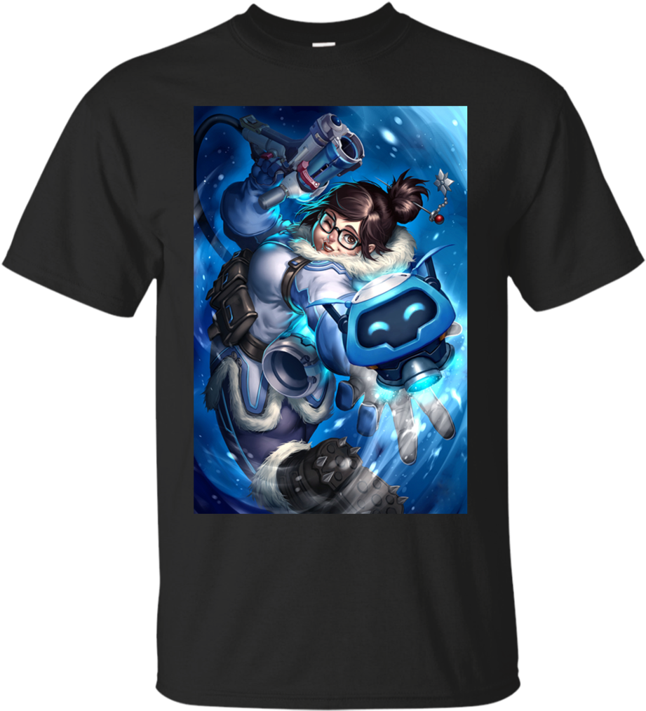 Next - Mei Over Watch Digital Art (1024x1024), Png Download