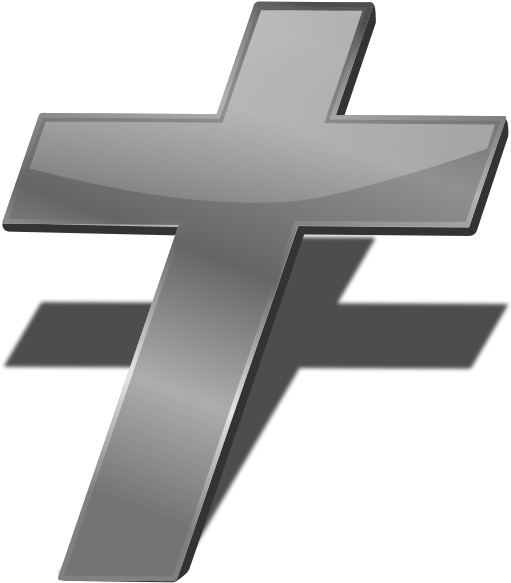 3d Cross 2 Clipart Png (531x600), Png Download