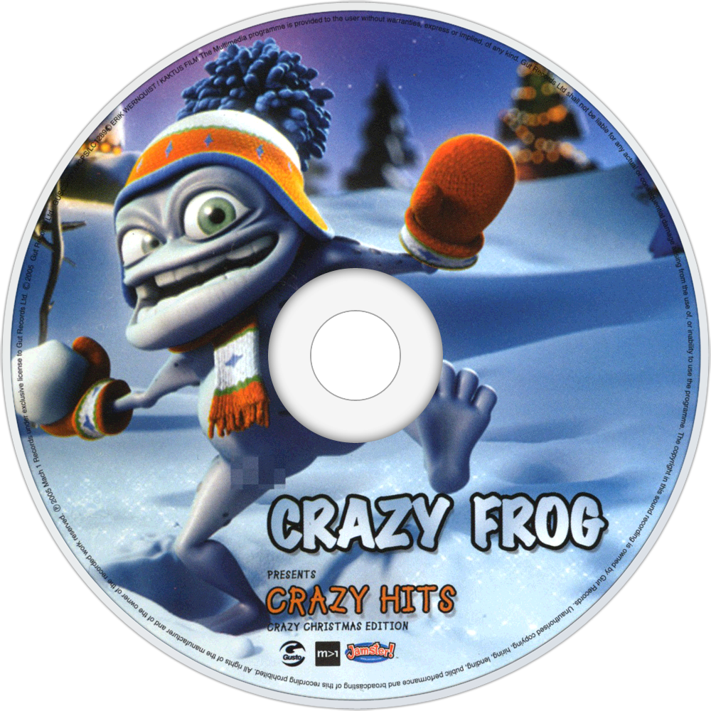 Crazy Frog Crazy Hits Cd Disc Image - Crazy Frog Presents More Crazy Hits (1000x1000), Png Download
