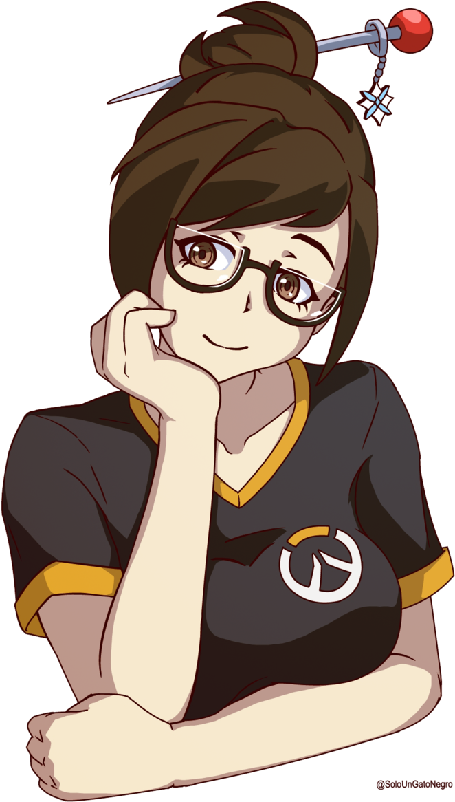 Mei By Soloungatonegro - Transparent Mei Fanart (678x1177), Png Download