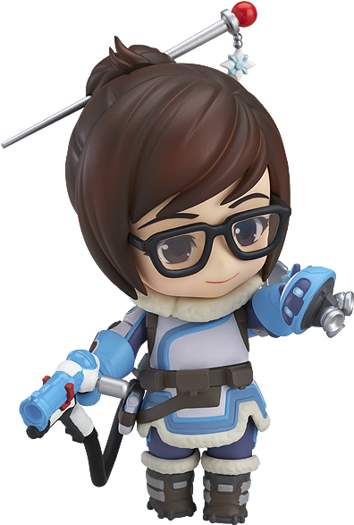In Contrast To The "yay" Emote, The "companion" Emote - Nendoroid Mei: Classic Skin Edition (overwatch) (754x666), Png Download