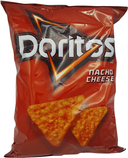 Doritos Png - Doritos Nacho Cheese Flavored Tortilla Chips 9.75 Ounce (485x600), Png Download