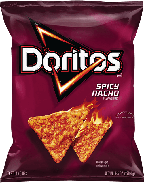 Doritos® Spicy Nacho Flavored Tortilla Chips - Spicy Sweet Chili Doritos (500x634), Png Download