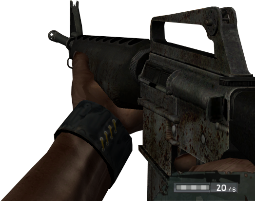 A Vietnam War-era M16 - Battlefield Vietnam (551x442), Png Download