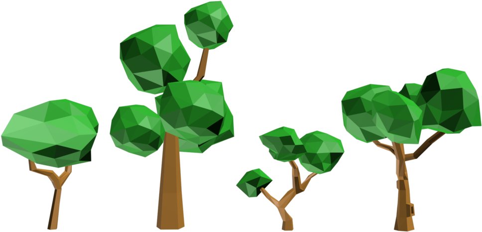 Download 3d Tree Low Poly Png Image With No Background Pngkey Com