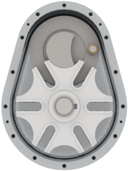 Geneva Indexing Wheel Assembly (6 Slots) - Maltese Cross (720x480), Png Download