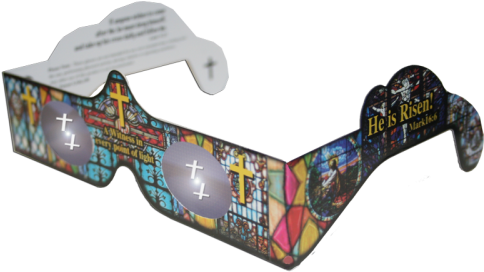 Cross 3d Glasses - Apo The Cross Holiday Specs 3d Glasses (500x290), Png Download