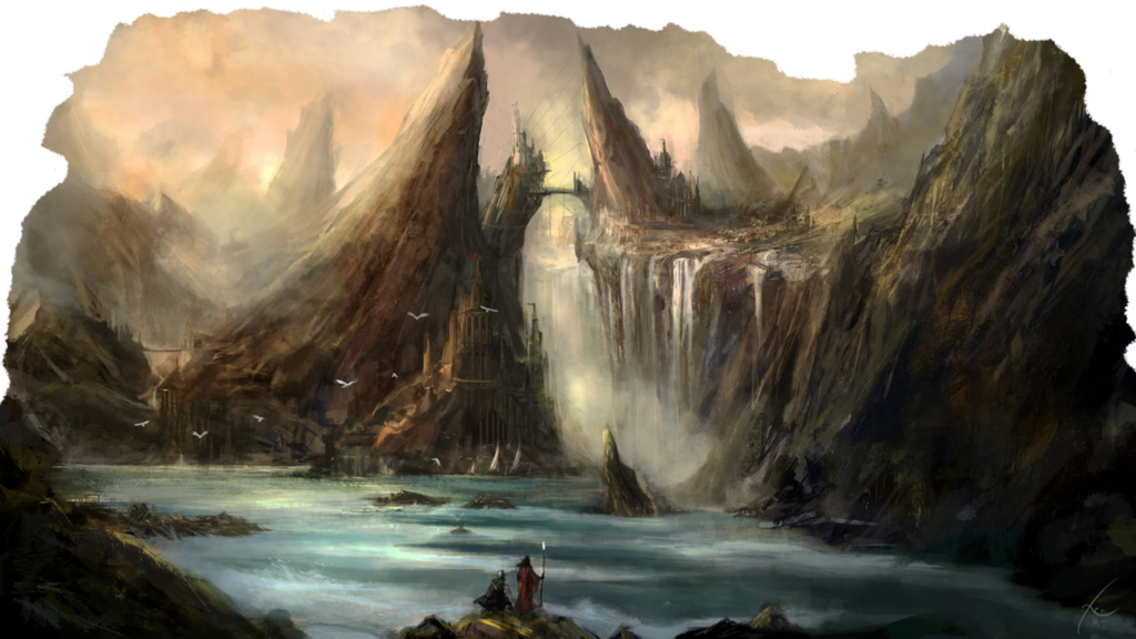 The Savant - Somewhere Between Strange Mountains Canvas Print - (1024x576), Png Download