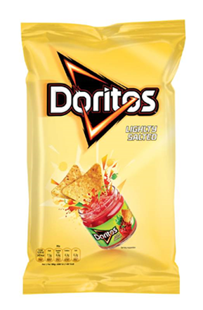 Doritos Lightly Salted - Lightly Salted Doritos (500x500), Png Download