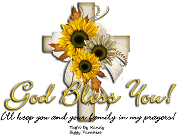 God Bless America Cross - Sunflowers Mug (504x288), Png Download
