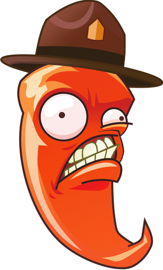 Cowboy Jalapeno - Plantas Contra Zombies 2 Jalapeño (331x548), Png Download