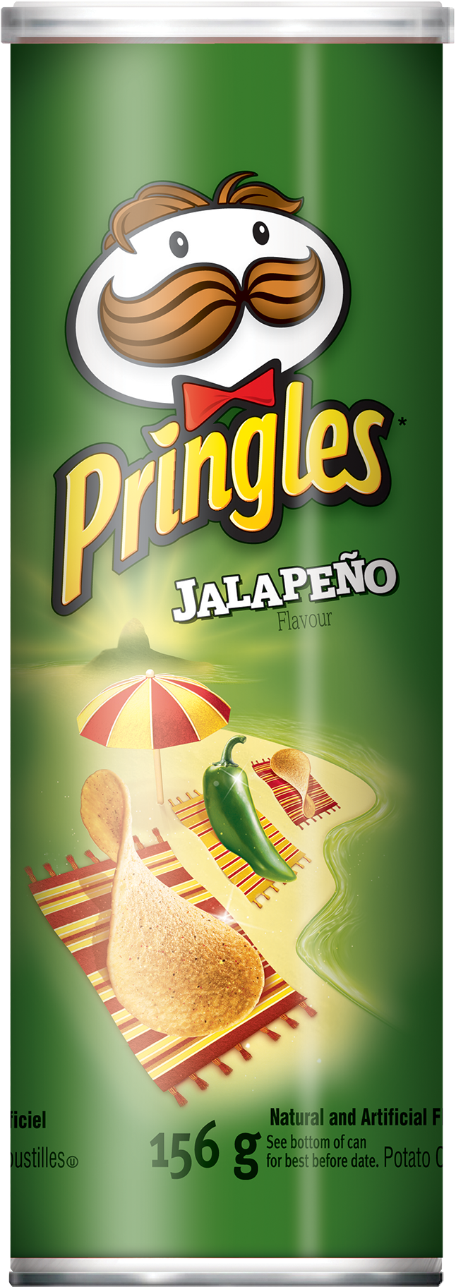 Pringles* Jalapeno Flavour - Pringles Chips (758x2016), Png Download