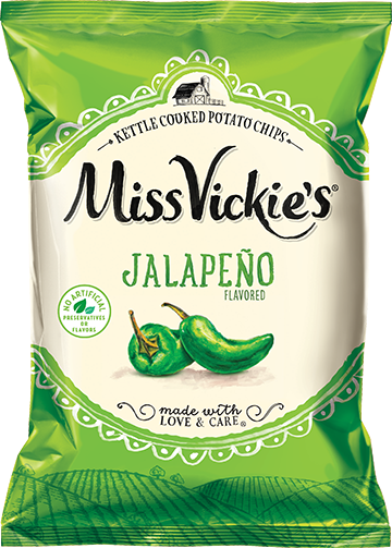 Miss Vickie's Jalapeno Chips (360x503), Png Download