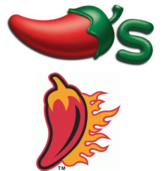 Top - Chili's - Bottom - Ragin' Cajun - Louisiana's Ragin' Cajuns (547x576), Png Download