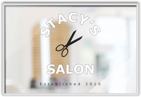 I Ordered Decals To Display In The Front Windows Of - Snip Snip (500x378), Png Download