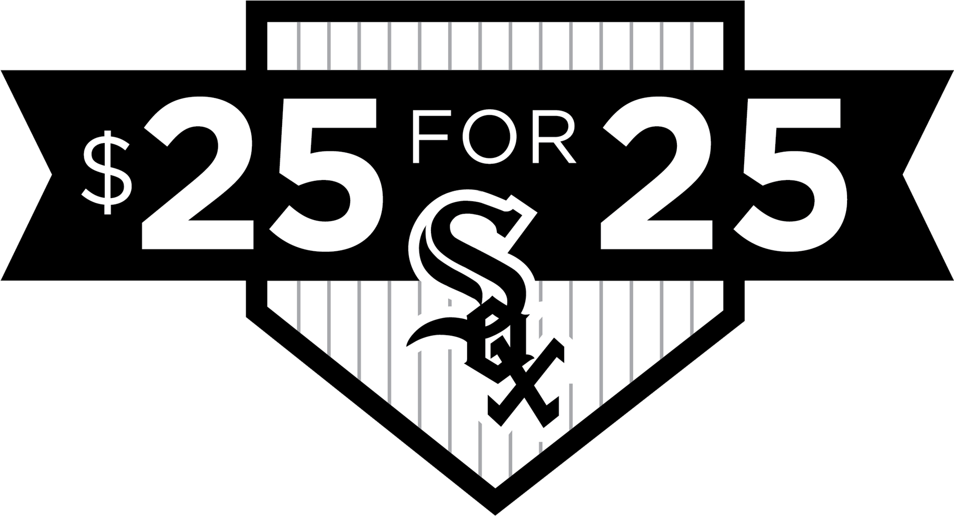 Mlb Classic Ticket Wall Art - White Sox (1900x1069), Png Download