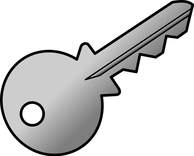 Key Clip Art Images - Free Clipart Key (800x642), Png Download