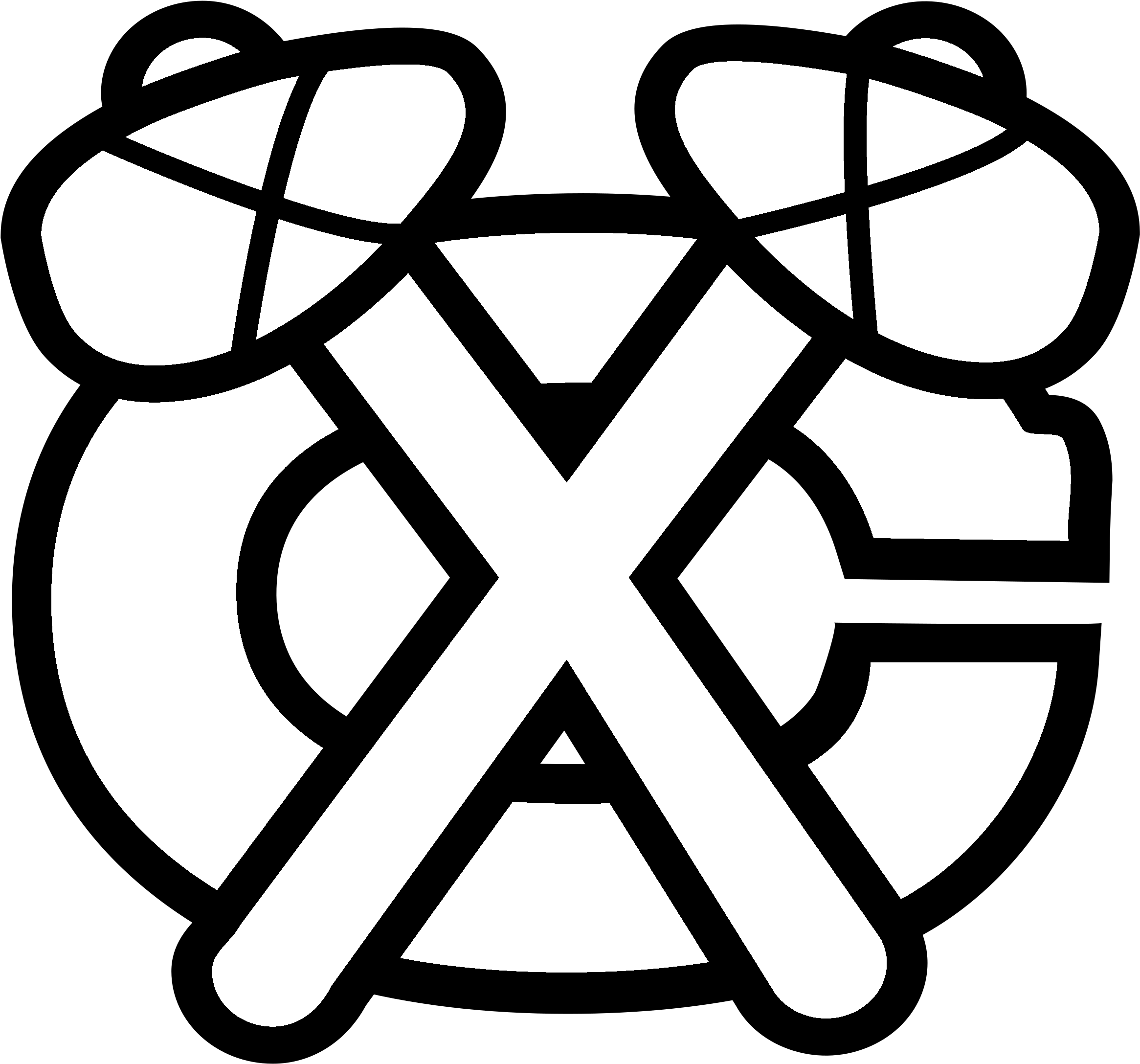 Chicago Blackhawks Logo Png Transparent - Black And White Chicago Blackhawks Logo (2400x2400), Png Download