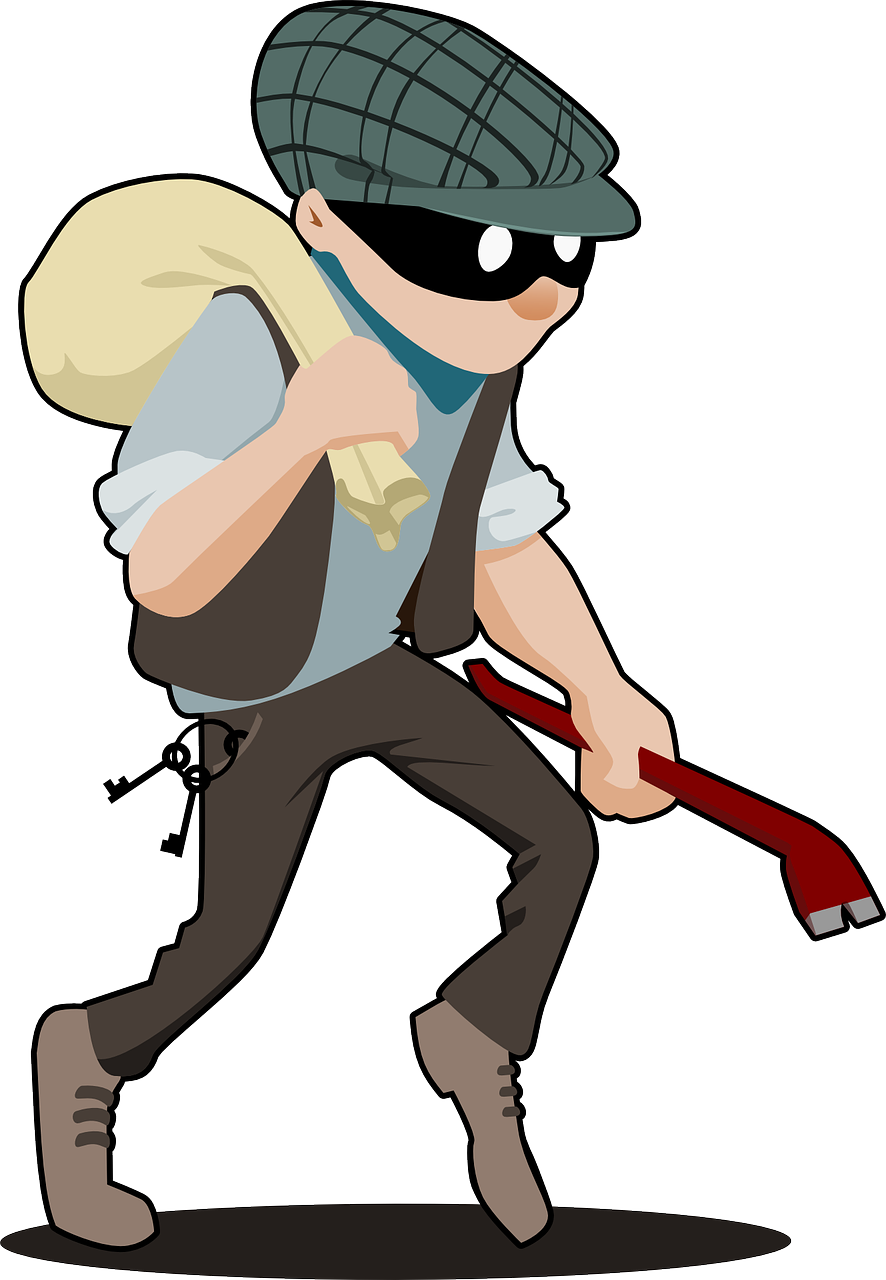 Car Key Stolen A Replacement Can Help - Crime Clipart (498x720), Png Download