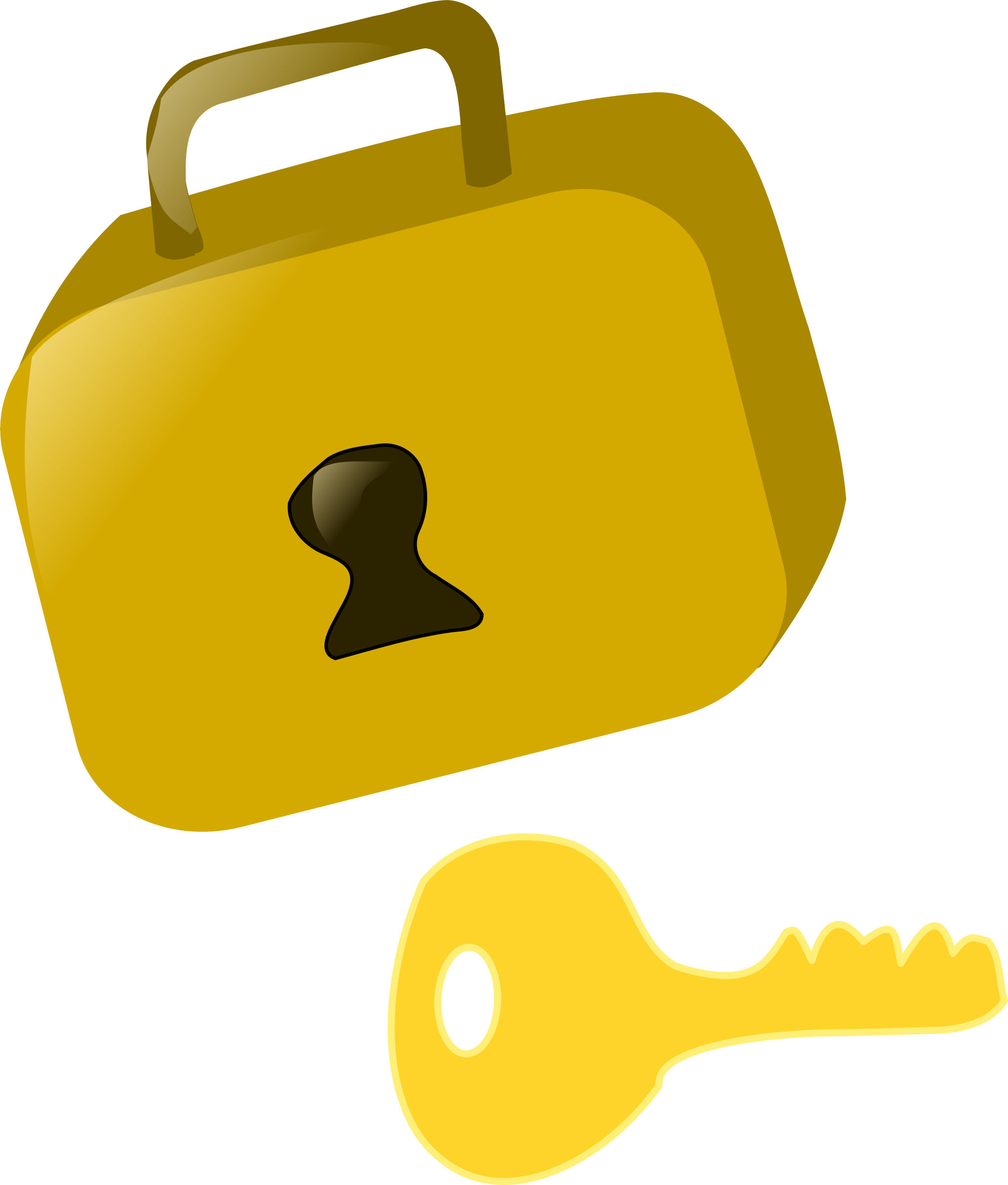 Svg Library Stock Clipart Lock And Big Image Png - Lock And Key Clipart (2041x2400), Png Download