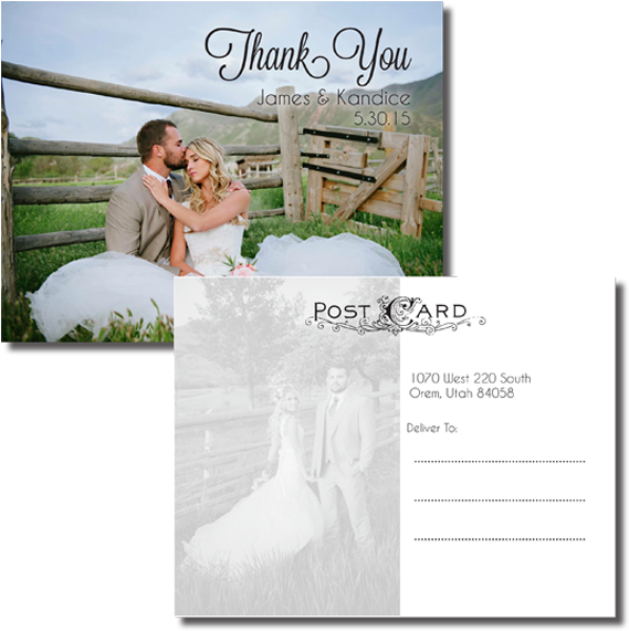 Thank You Card Two Sided - Picture Frame (580x580), Png Download