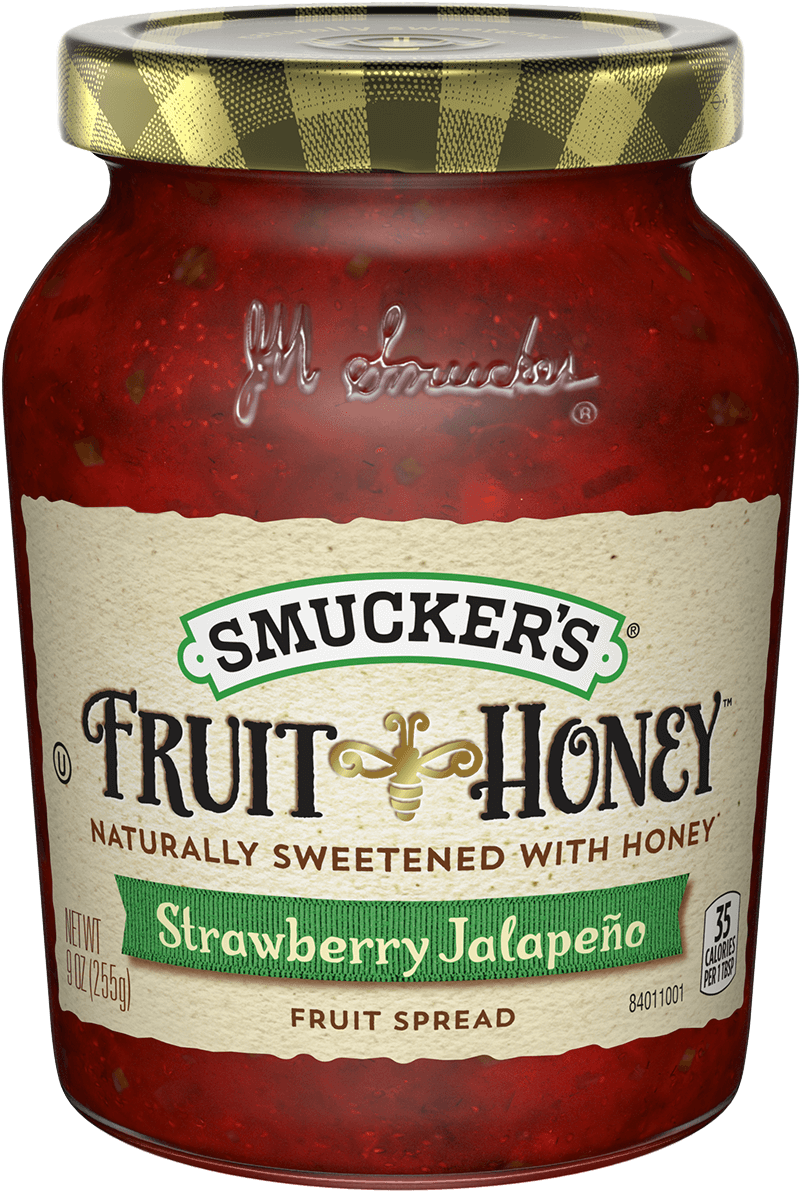 Smucker's Fruit & Honey Fruit Spread, Strawberry (813x1200), Png Download