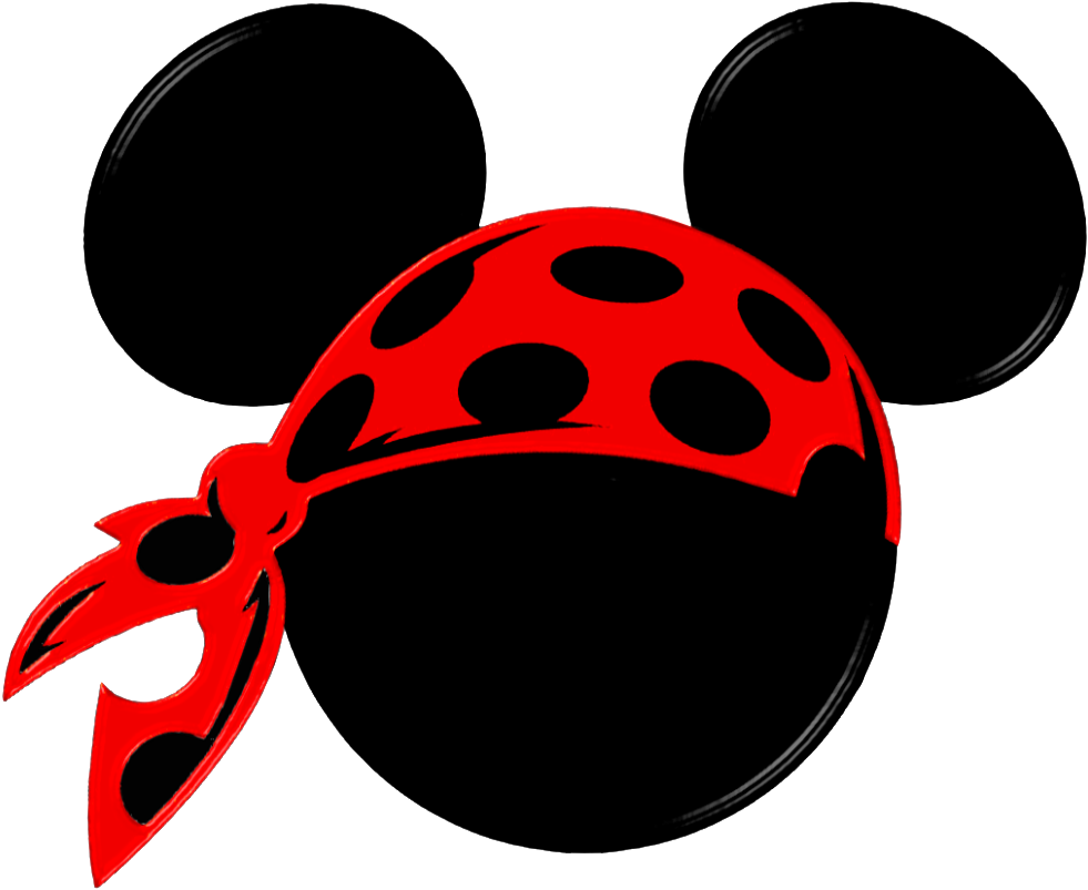 Mickey Mouse Clip Art - Pirate Mickey Head Clip Art (1024x828), Png Download
