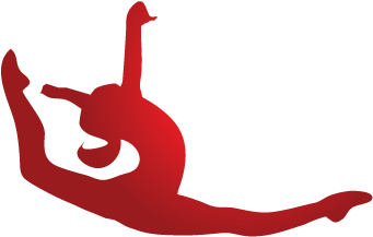Red Gymnast Clipart (400x300), Png Download