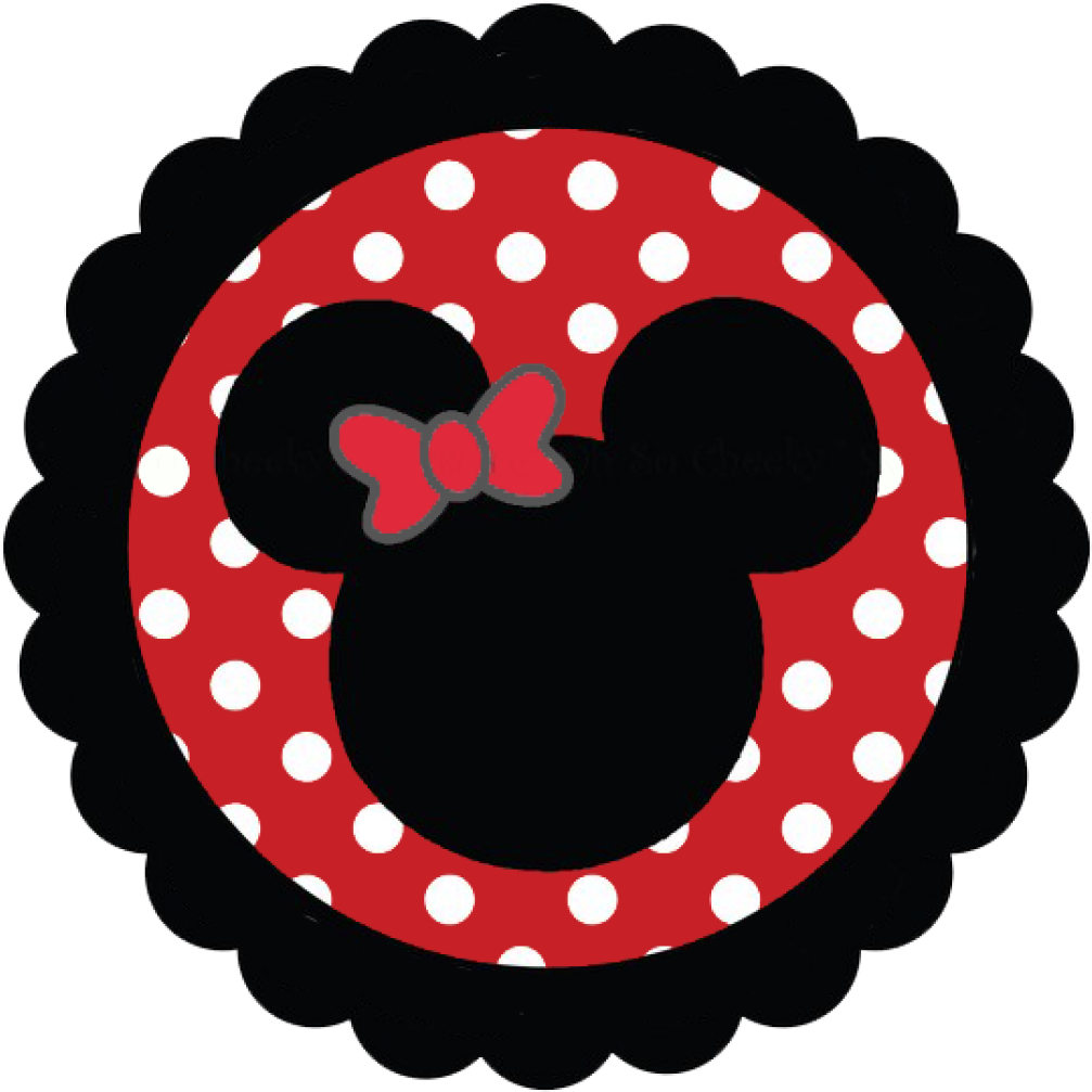 Mickey Mouse Face Clip Art - Minnie Mouse Head Logo (549x549), Png Download