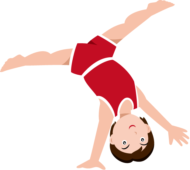 Boy Gymnast Clipart - Gymnastics Clipart (625x558), Png Download