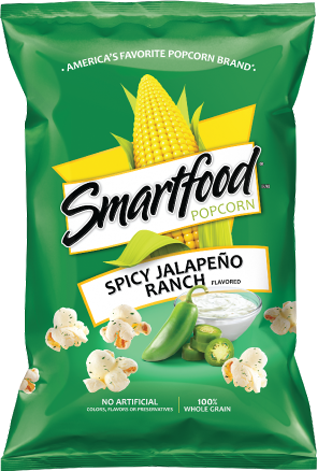 Smartfood Popcorn, Movie Theater Butter Flavored - (317x471), Png Download