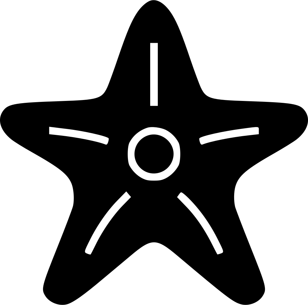 Seastar Sea Star - Icon (980x970), Png Download
