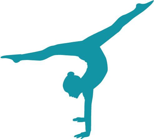 Gymnastics Png Pic - Gymnastics Vector Free Download (500x500), Png Download